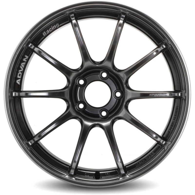 Advan RSIII 18×10.0 +35 5-114.3 Hyper Black & Ring Wheel