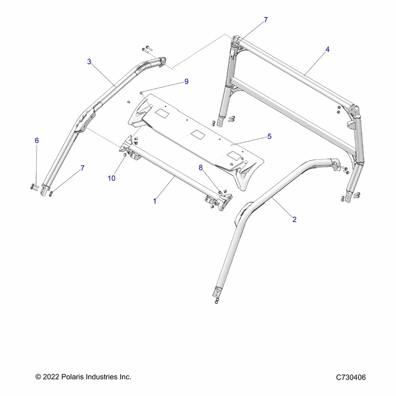 Weld-Rops,Front,Rh,Blk by Polaris