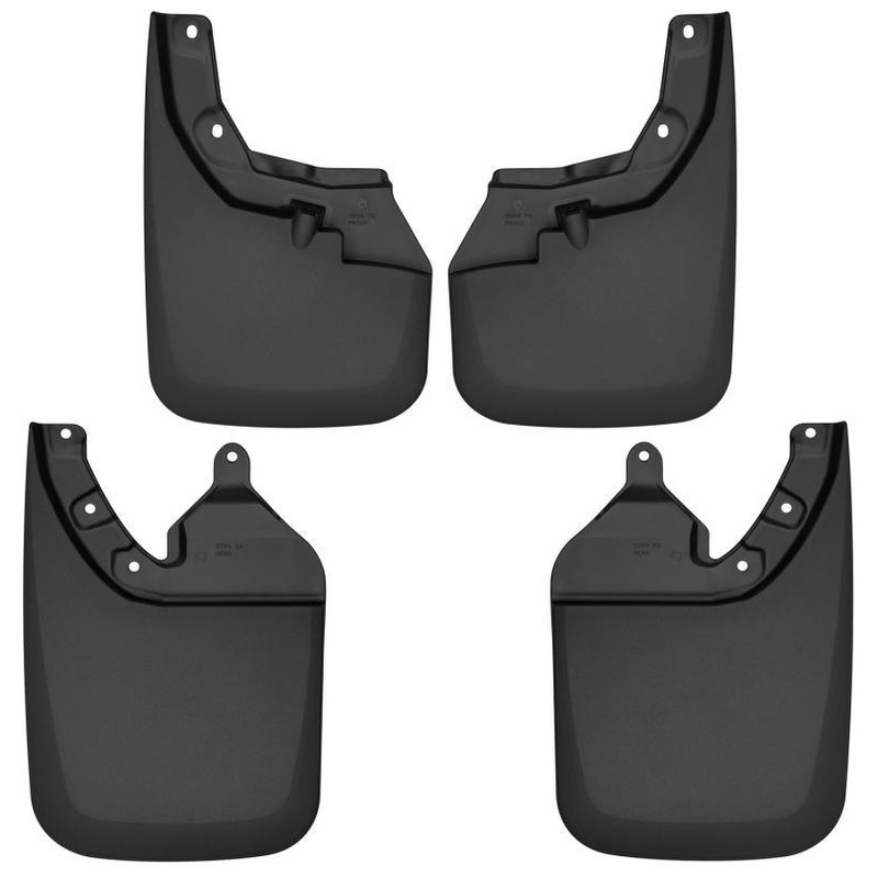 Husky Liners 16-22 Toyota Tacoma w/ OE Fender Flares Front and Rear Mud Guards – Black