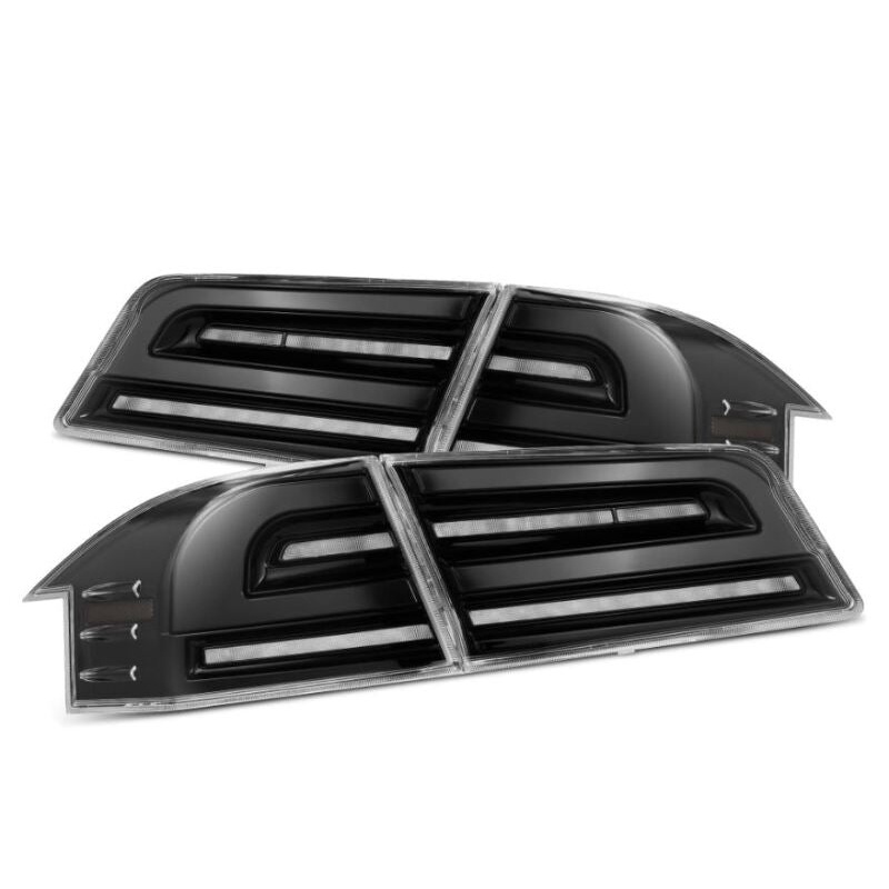 AlphaRex 12-21 Tesla Model S LUXX-Series LED Tail Lights – Alpha-Black