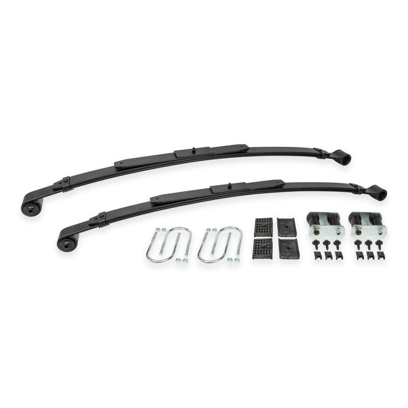 BMR 67-69 GM F-Body / 68-74 X-Body 2in Drop Rear Lowering Leaf Springs w/ Install Kit – Black