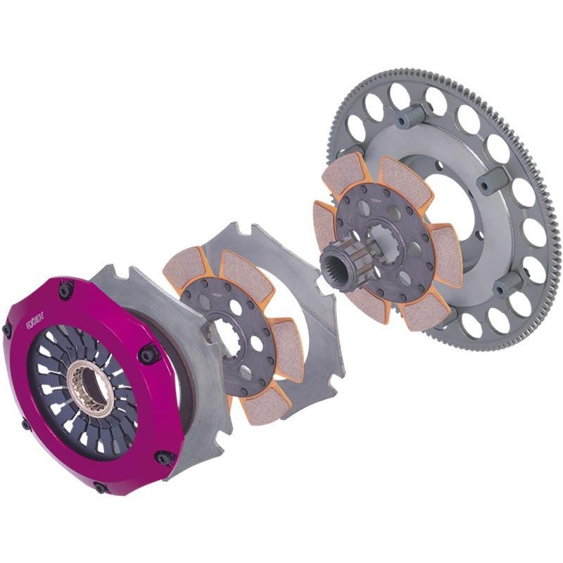 Exedy 2005-2005 Saab 9-2X Aero H4 Hyper Compe-D Twin Cerametallic Clutch Sprung Center Disc