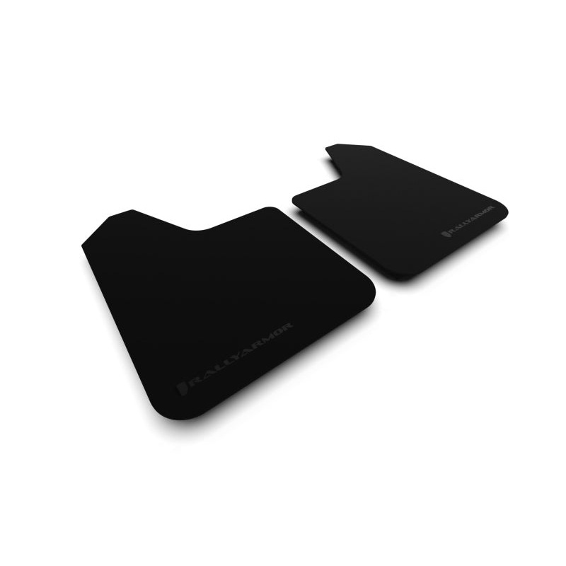 Rally Armor Universal Basic Mud Flap w/ Black Logo – Pair