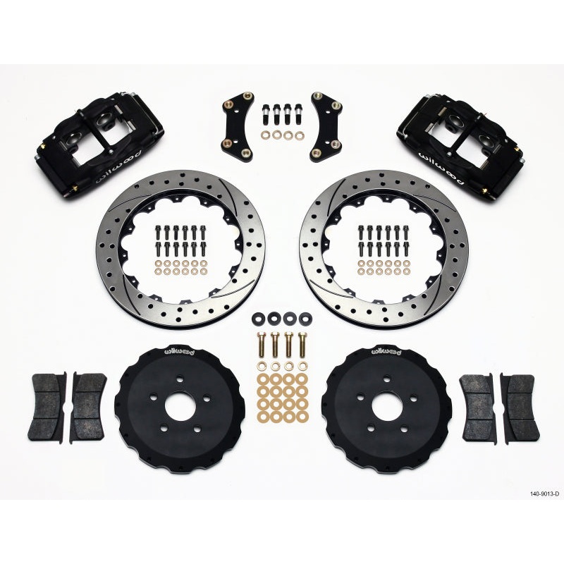 Wilwood FSLI4 Front Hat Kit 13.00in Drilled 2004-05 Scion tC