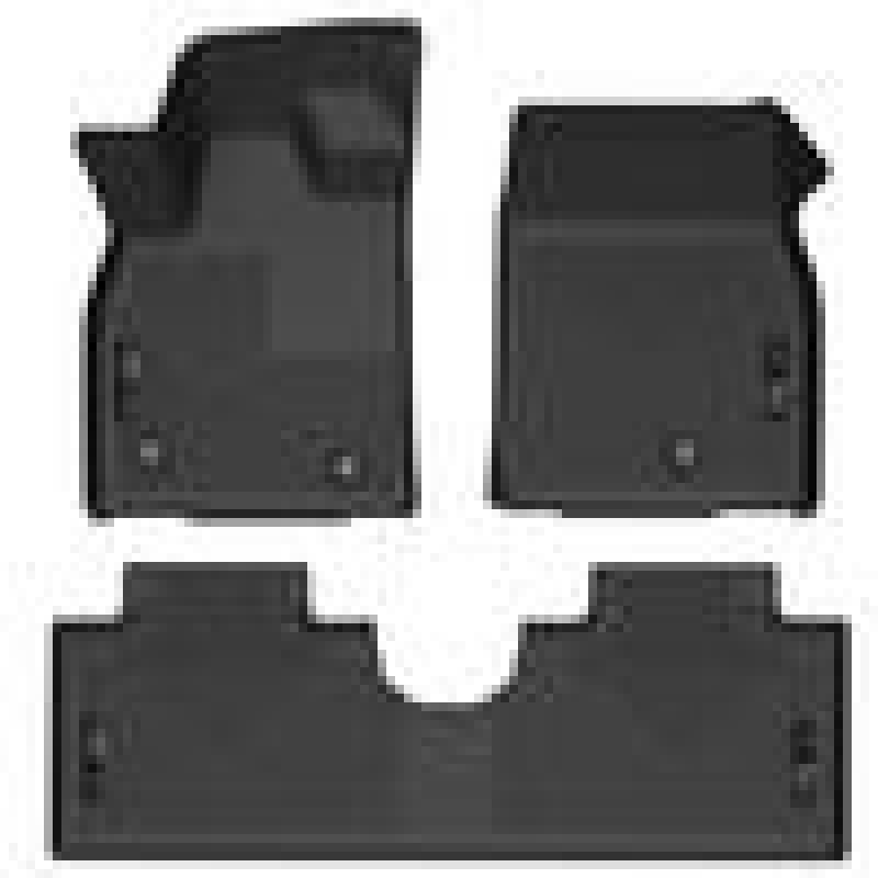 Husky Liners 2021 Ford Mustang Mach-E Weatherbeater Front & 2nd Seat Floor Liners – Black