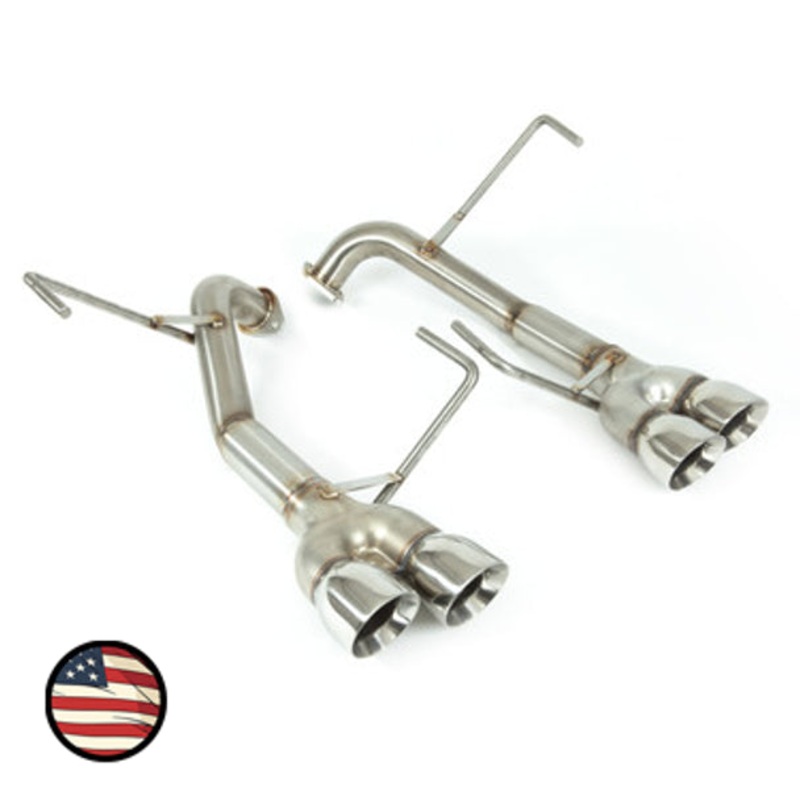 Nameless Performance [15-21 WRX, 15-18 STI] Axle Back 3″ Double Wall Polished Tips and No Muffler | SUAB15WRX-0MU-30SDW