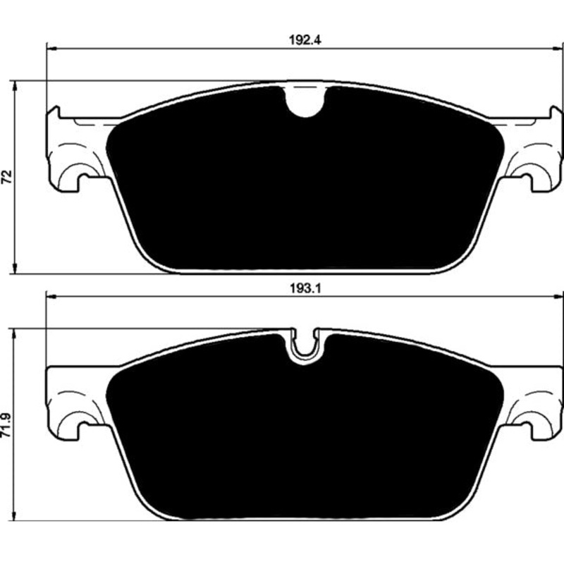 Porterfield Brake Pads for 2013 MERCEDES-BENZ ML500