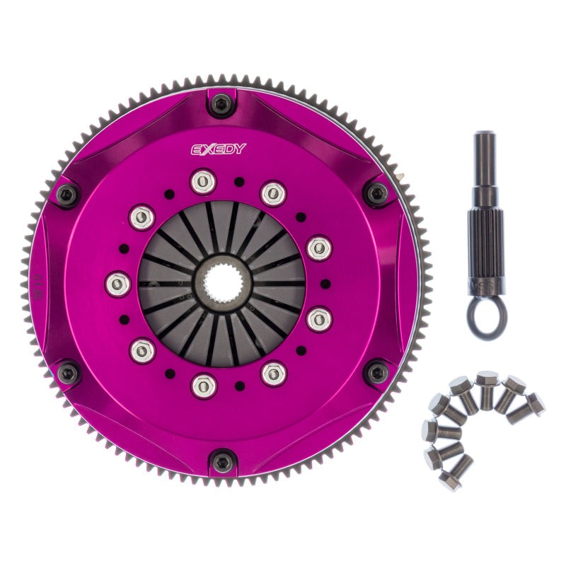 Exedy Hyper Twin Cerametallic Clutch Sprung Center Disc Push Type Cover | 1989-1994 Nissan 240SX (NM012SD)