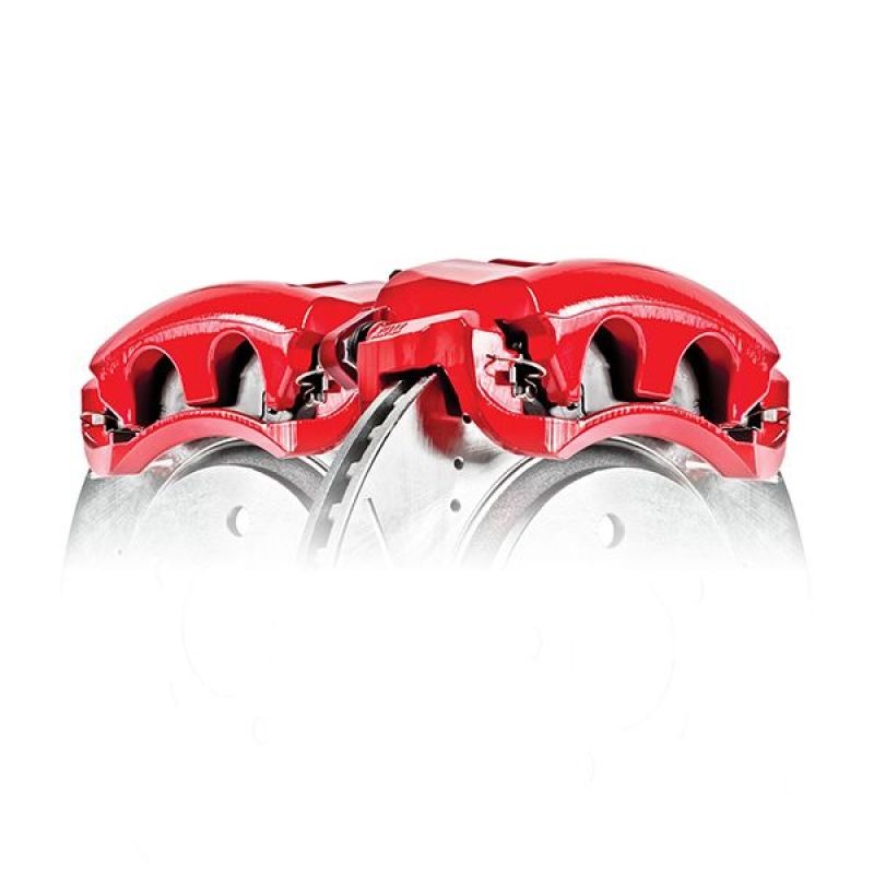 Power Stop 02-04 Mercedes-Benz C32 AMG Rear Red Calipers – Pair