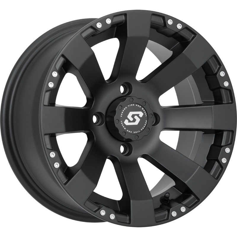 Spyder Wheel 14X7 4/137 5+2 (+10Mm) Black by Sedona