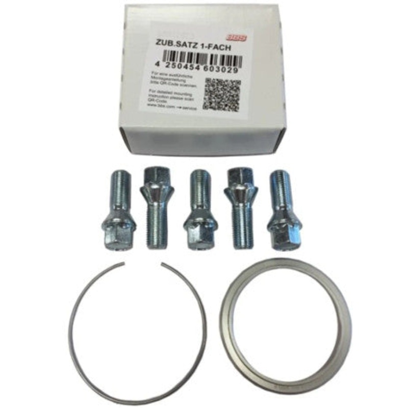 BBS PFS kit – Mercedes – 82mm OD to 66.5mm ID / 82mm clip / 12×1.5 bolts. | 09.31.137