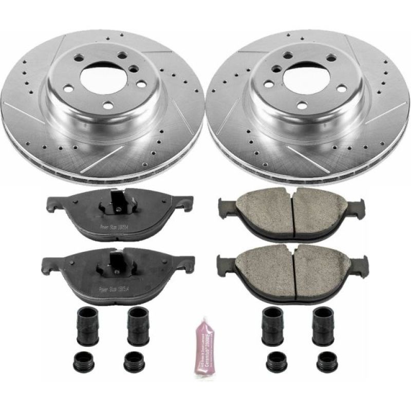 PowerStop Power Stop 12-13 BMW 528i Front Z23 Evolution Sport Brake Kit