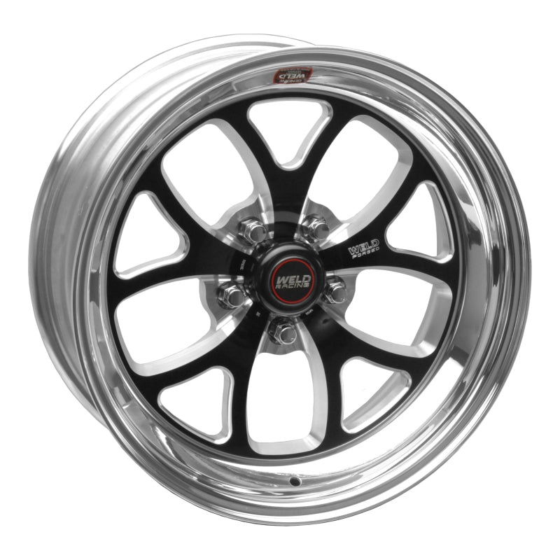 Weld S76 17×5 / 5×4.75 BP / 2.9in. BS Black Wheel (Low Pad) – Non-Beadlock