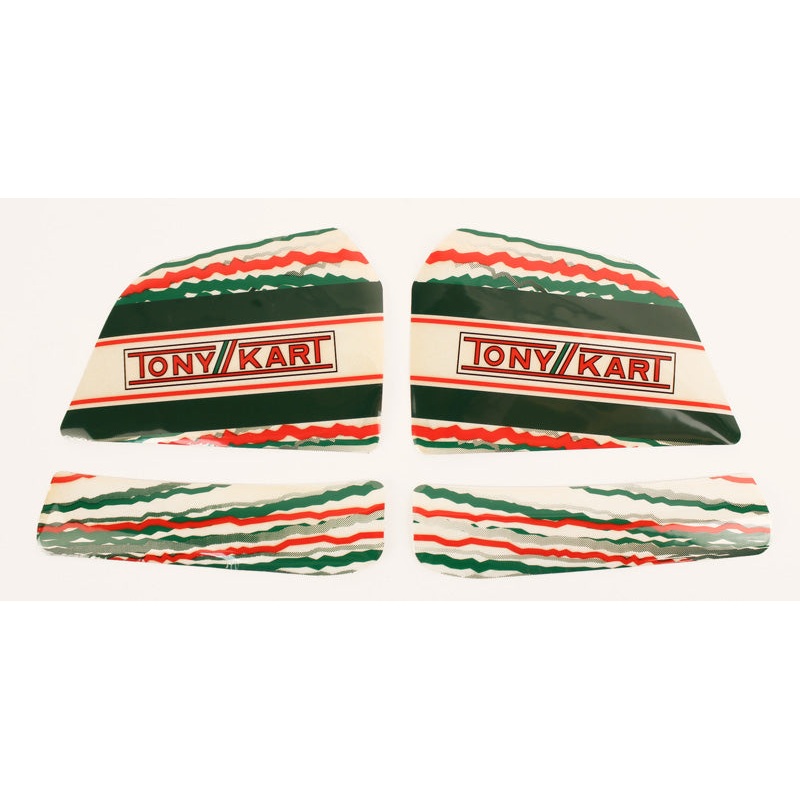 0073.XBDT OTK Tony Kart 2012 Fuel Tank Sticker Pair