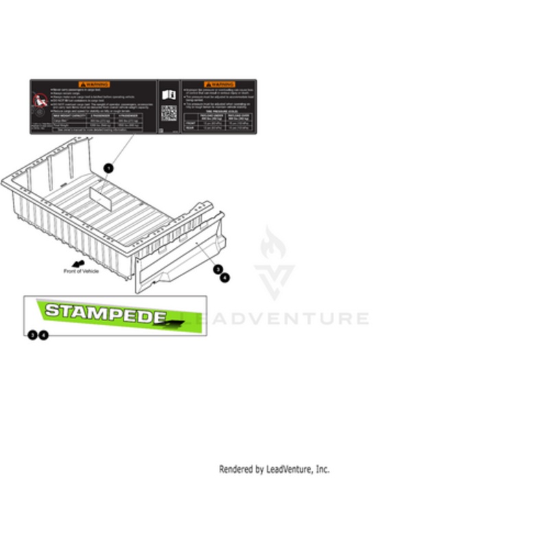 Box Decal (Driver Side) by Arctic Cat
