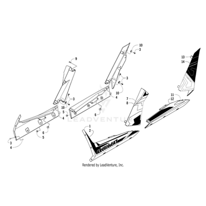 Decal Panel – Upper Front – Left by Arctic Cat