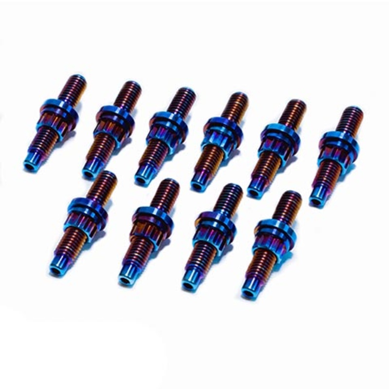 SpeedFactory Racing Titanium B/D/F/H/J Series Intake/Exhaust Manifold Stud Kits | 1994-2001 Acura Integra, 1992-2000 Honda Civic, and 2000-2009 Honda S2000 (SF-02-061)