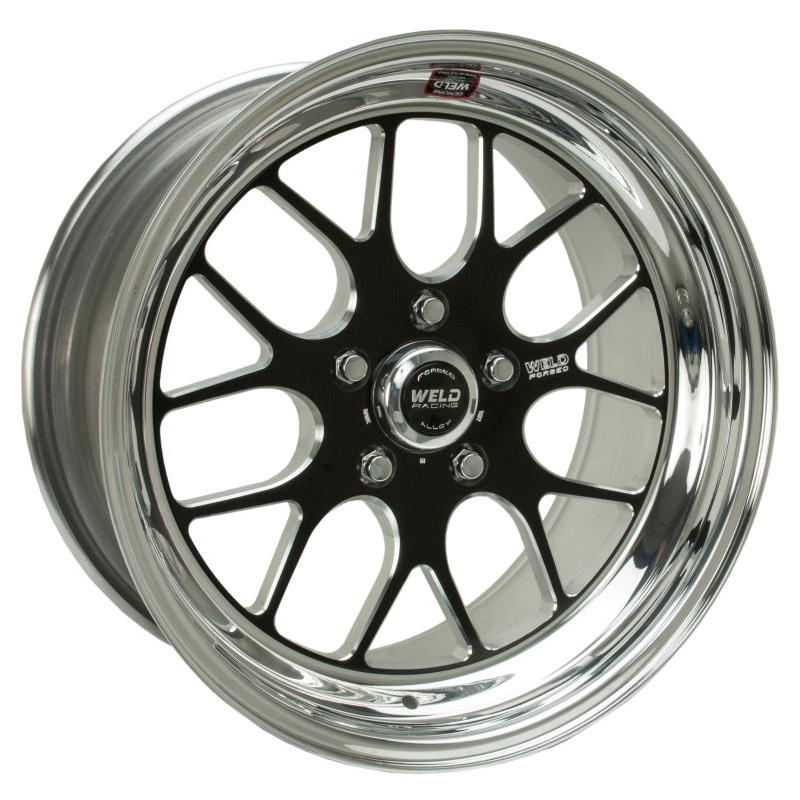 Weld S77 18×12 / 5×4.5 BP / 3.2in. BS Black Wheel (Low Pad) – Non-Beadlock