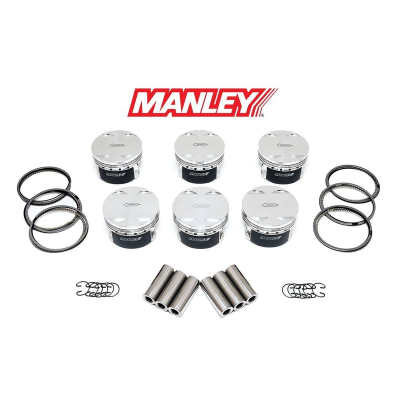 Manley Extreme Duty Forged Pistons Toyota Supra MK4 2JZGTE 2JZ-GTE 2JZ-GE 87mm +1.0mm -10 cc 9.0:1