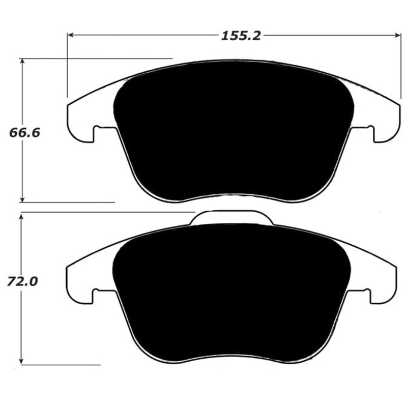 Porterfield Brake Pads for 2018 VOLKSWAGEN PASSAT
