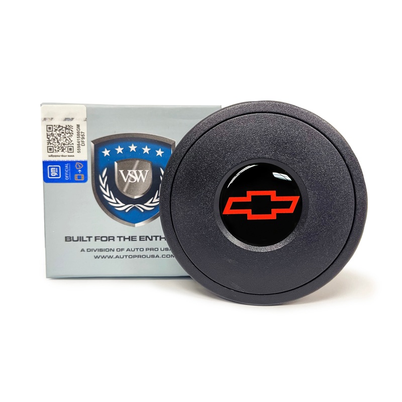 VSW S9 | Chevy Red Bow Tie Emblem | Standard Horn Button | STE1008