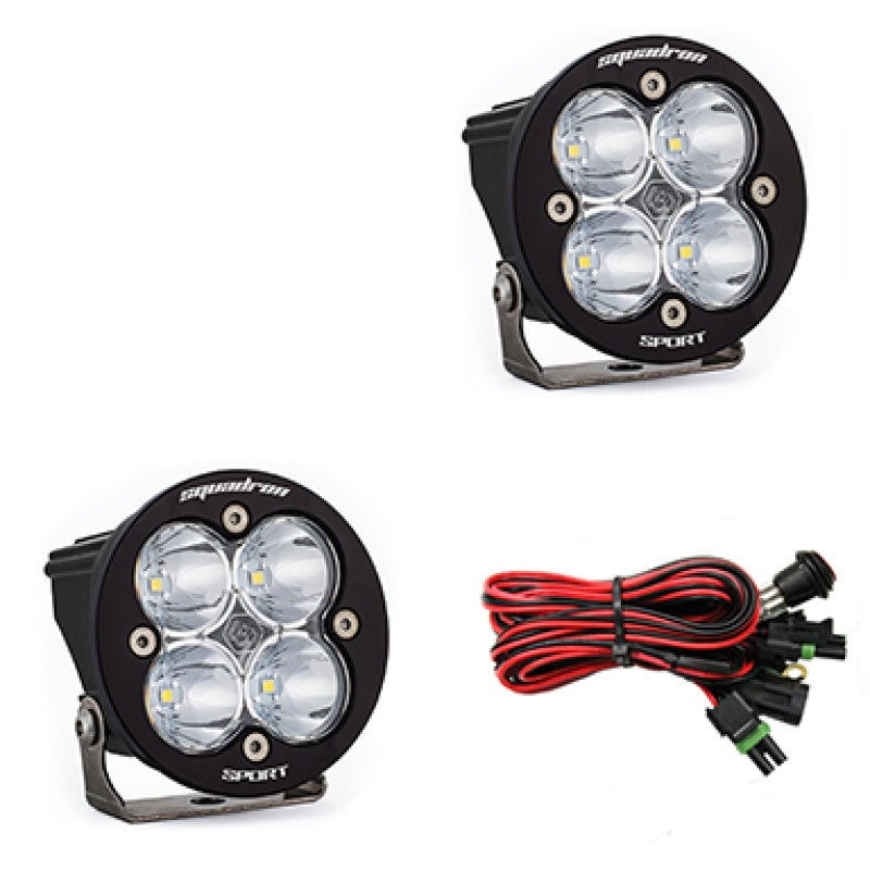 Baja Designs Squadron R Sport LED Spot Pair Light Pods – Clear