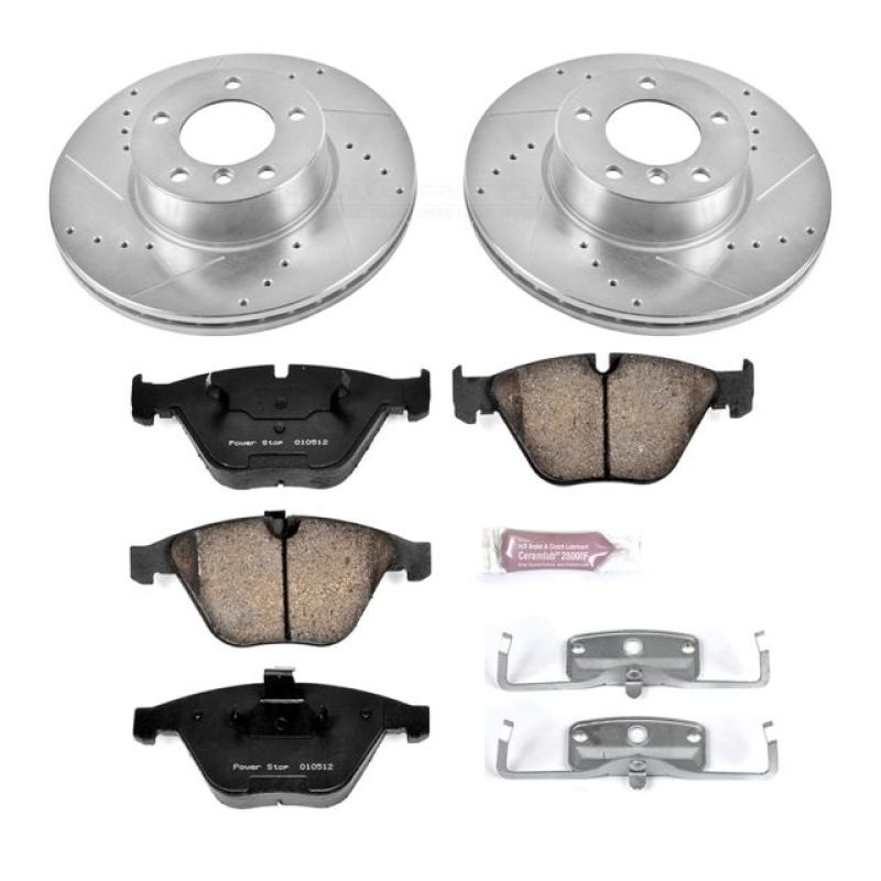 PowerStop Power Stop 11-12 BMW 328i xDrive Front Z23 Evolution Sport Brake Kit