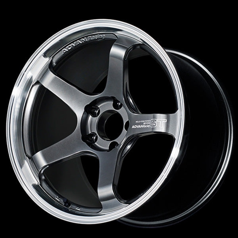 Advan GT Beyond Wheel – 17×8.0 +45 | 5×100 | Machining & Hyper Platinum Black
