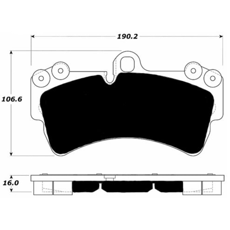 Porterfield Brake Pads for 2015 AUDI Q7