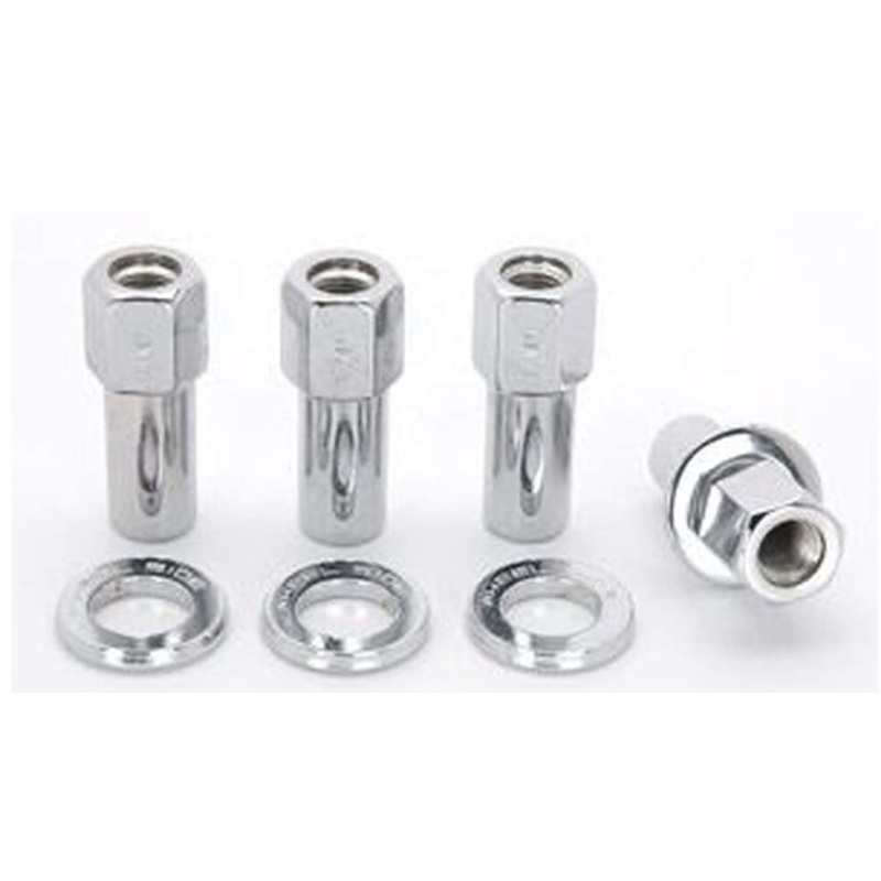 Weld Open End Lug Nuts w/ Centered Washers 1/2in. RH – 4pk.