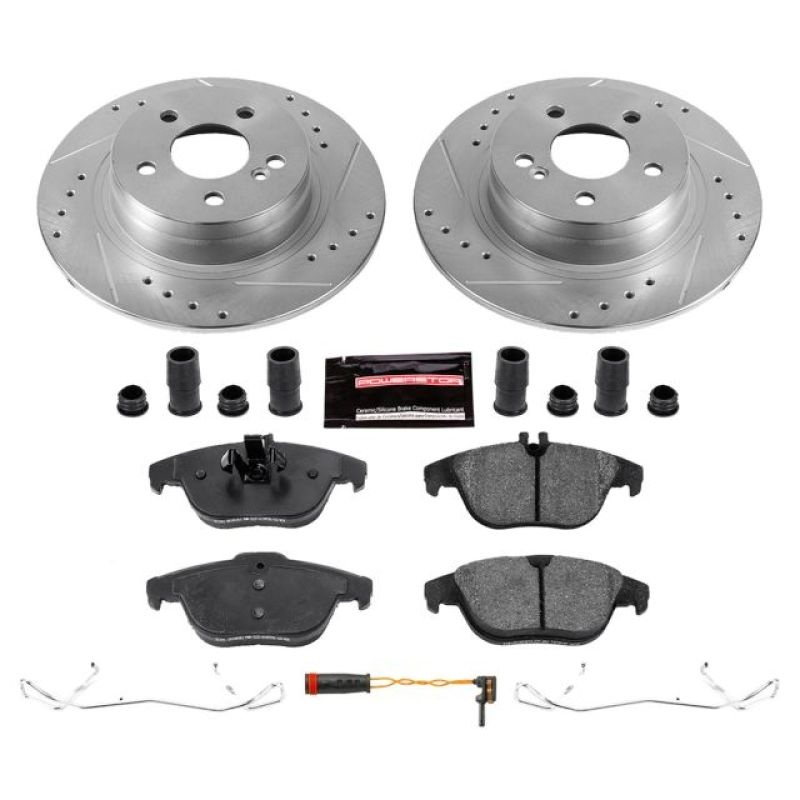 PowerStop Power Stop 12-15 Mercedes-Benz C250 Rear Z23 Evolution Sport Brake Kit