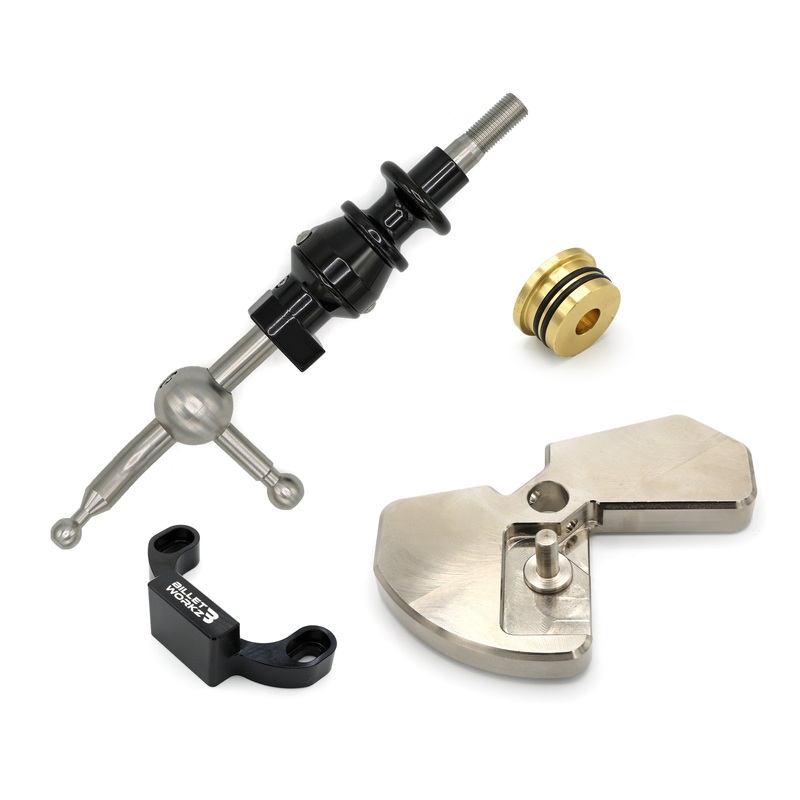 BilletWorkz 15-25 WRX Short Throw Shifter Kit | with Black Shifter Stop Matte Black | BW-SK-VA-MTE-B