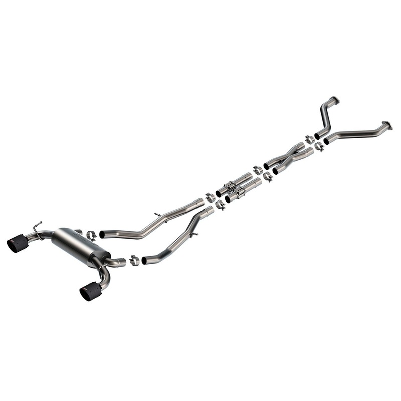 Borla 23-24 Nissan Z 2.5in S-Type Cat Back Exhaust 4.5in Tip – Carbon Fiber Black Anodized | 140929CFBA
