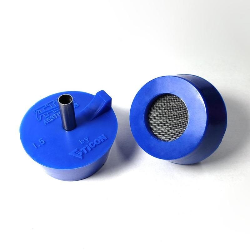 Ticon Industries Tig Aesthetics 1.5in Pipe / 1.5in Header Silicone Purge Plug – Blue