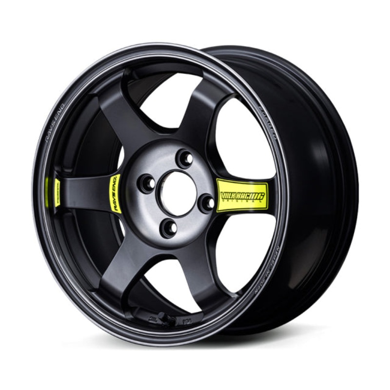 Volk Racing TE37 Saga SL M-Spec Wheel  – 15×8.0 +35 | 5×114.3 | Pressed Black