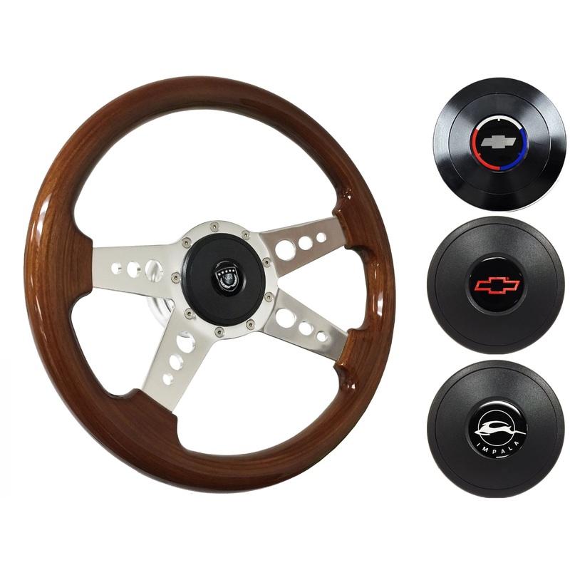 1969-85 Impala Steering Wheel Kit | Mahogany Wood | ST3082