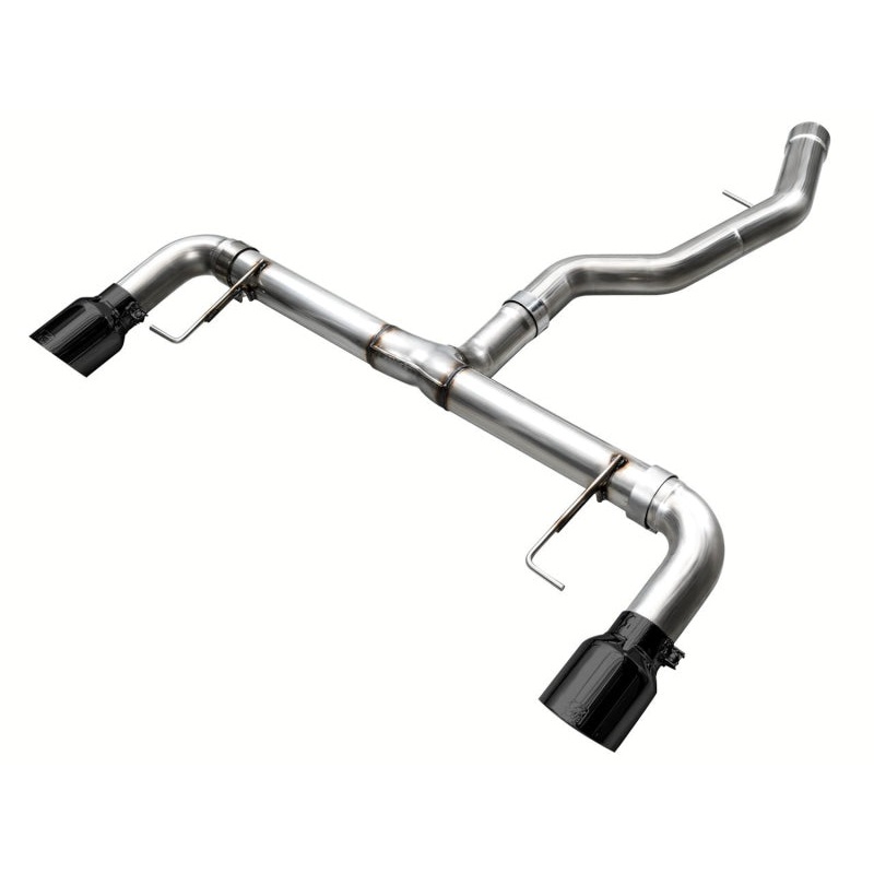 AWE 19-23 BMW 330i / 21-23 BMW 430i Base G2X Track Edition Axle Back Exhaust – Diamond Black