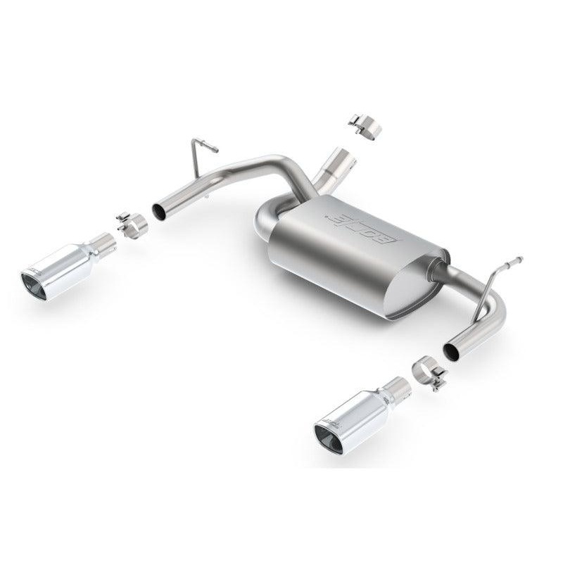 Borla 12-18 Jeep Wrangler 3.6L AT/MT 4WD Single Split Rr Exit Touring Exhaust (rear section only)