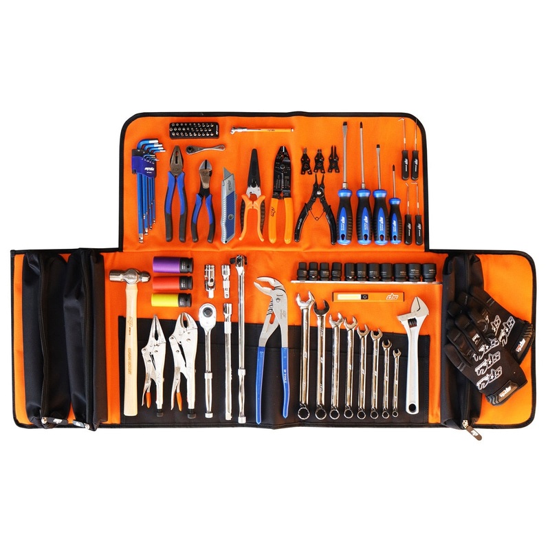 SP Tools USA – 90PC MOBILE TOOL ROLL KIT
