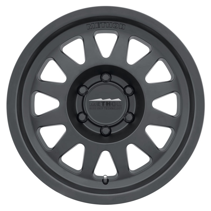 Method MR704 17×8.5 0mm Offset 8×170 130.81mm CB Matte Black Wheel