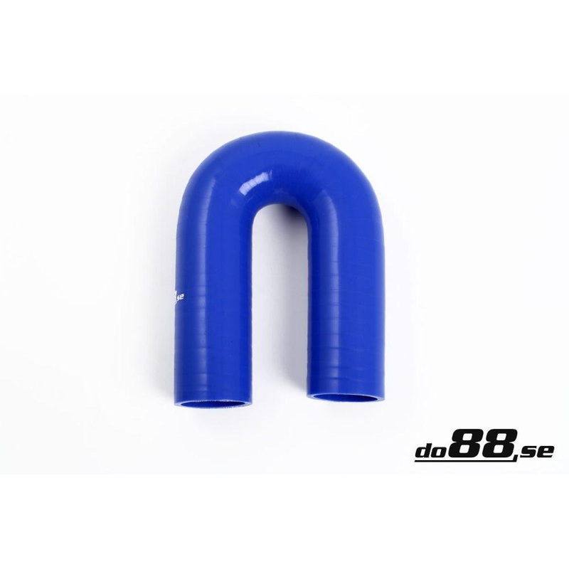 Silicone Hose Blue 180 degree 1,18” (30mm)
