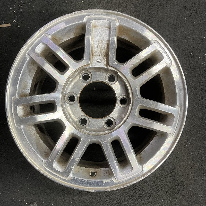 16″ HUMMER H3 06 16×7.5 7 double spoke satin machined finish Original OEM Wheel Rim