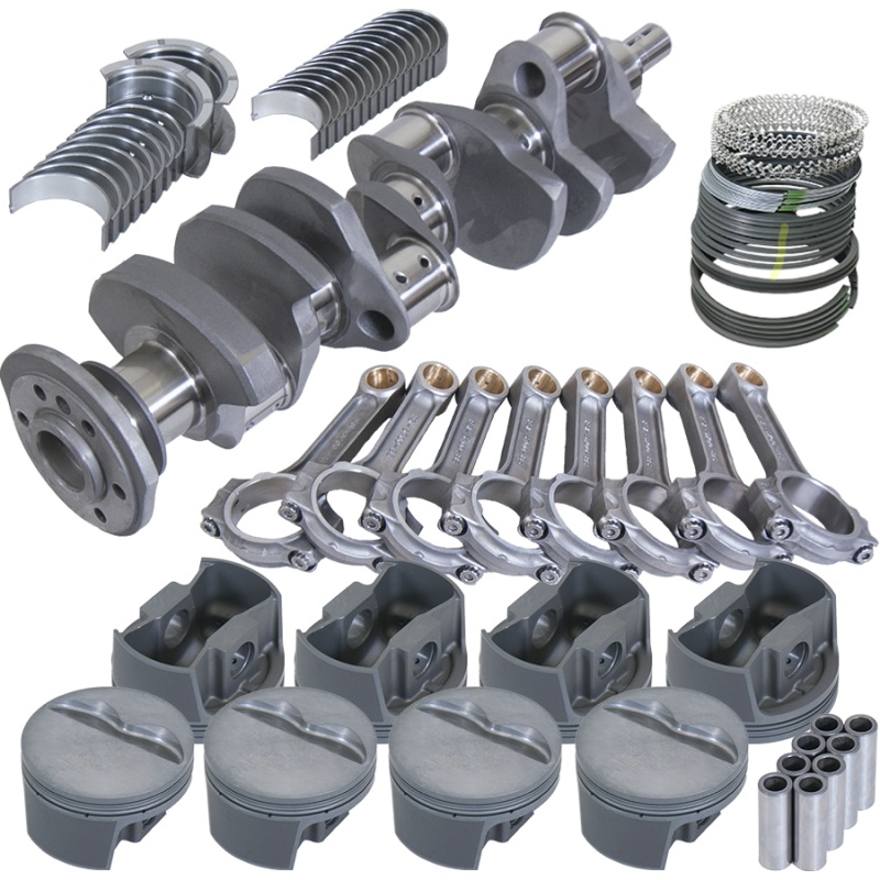 Eagle Chevy 350 3.750in Crank 5.700in I-Beam Rods -5cc Flat Top 4.040in Pistons Rotating Assembly