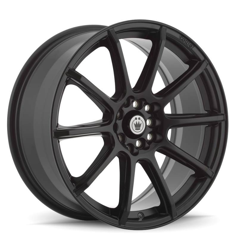 Konig Control 15×6.5 5×100 / 5×114.3 ET40 Matte Black