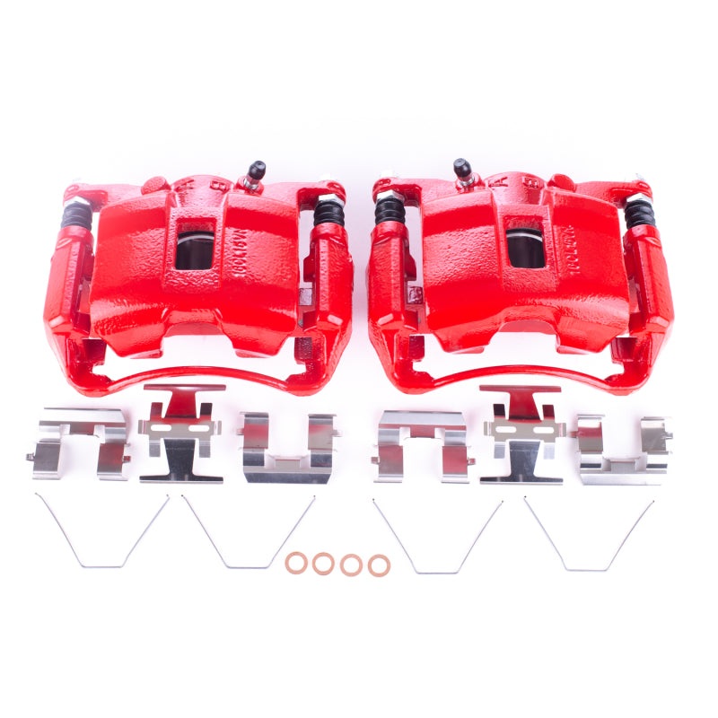 Power Stop 06-11 Acura CSX Front Red Calipers w/Brackets – Pair