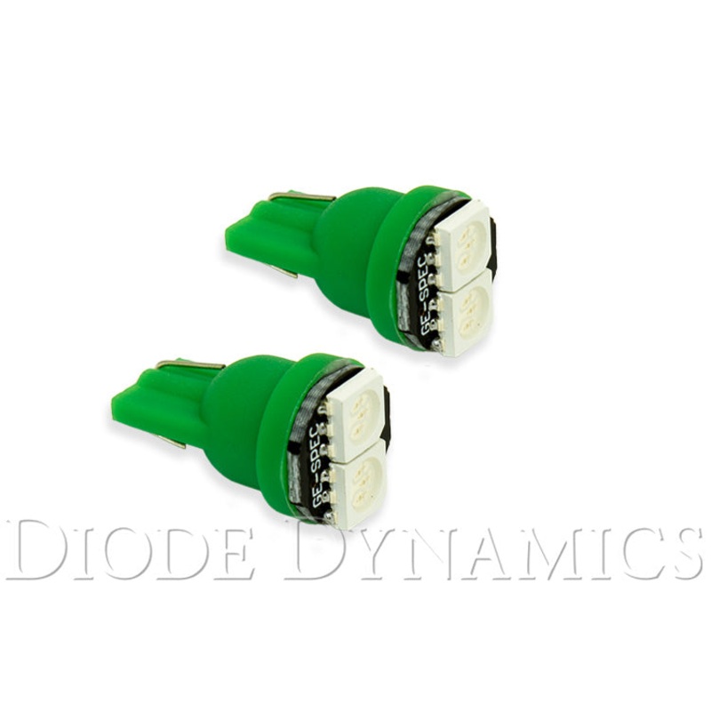 194 LED Bulb SMD2 LED Green Pair Diode Dynamics
