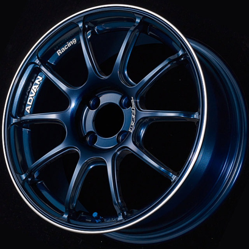 Advan RZII Wheel – 15×6.0 +38 | 4×100 | Racing Indigo Blue & Ring