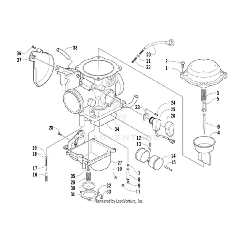 Float Chambar Ass’Y (Inc. 28-34) by Arctic Cat