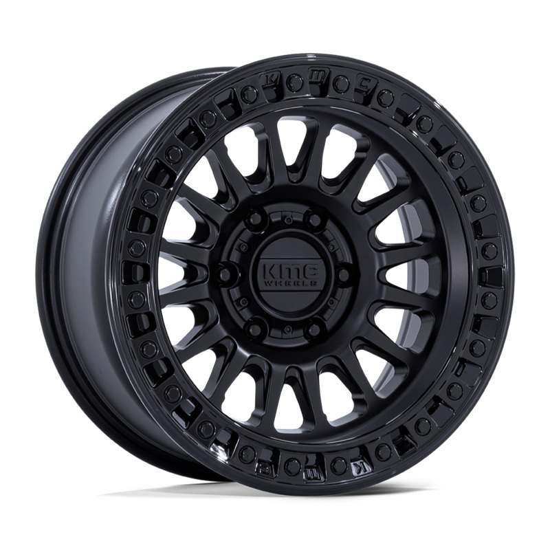 KMC Wheels KM552 IMS 18″ 6×139.7 Matte Black W/ Gloss Black Lip