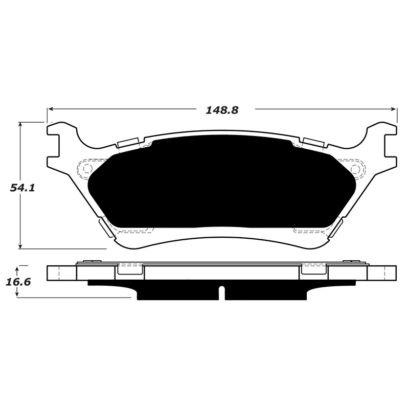 Porterfield Brake Pads for 2016 FORD F150 2WD W/MANUAL PB